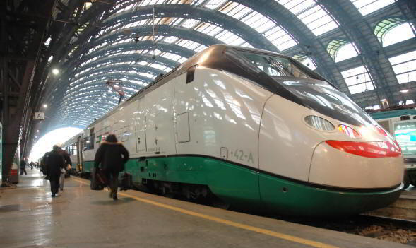 Una stazione ferroviaria
