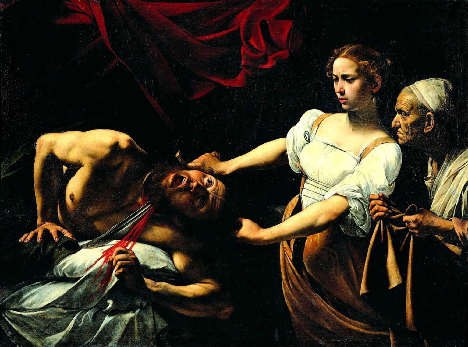 Il dipinto Giuditta e Oloferne di Caravaggio
