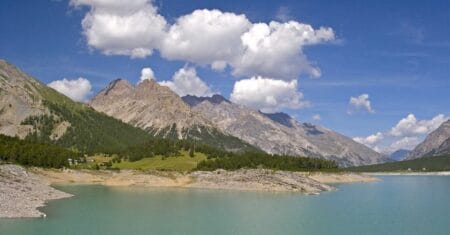 lago delle dighe di Cancano