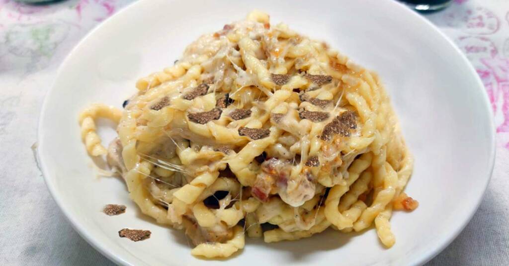 fusilli affumicati al tartufo