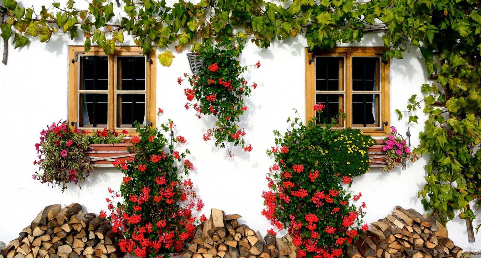 Balcone in fiore