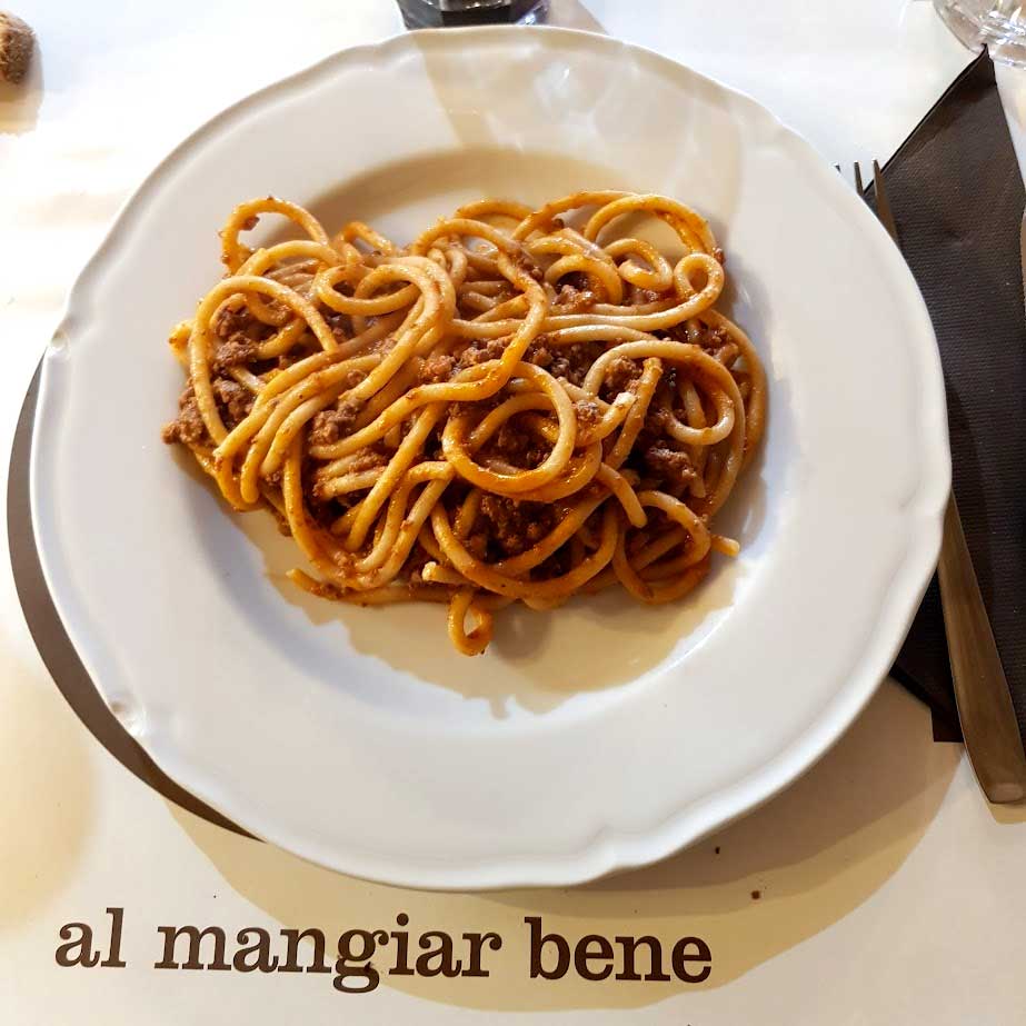 Umbricelli al sugo di cinghiale -