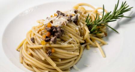 Bigoli con ragù d'anatra