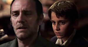 Valerio Mastandrea e Nicolò Cabras in "Fai Bei Sogni"