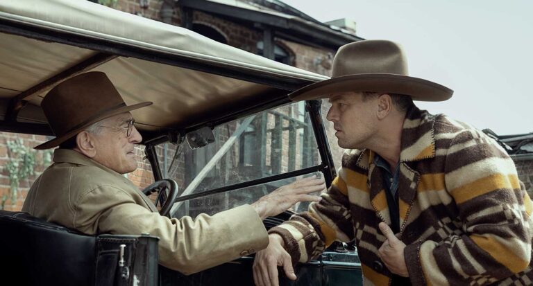 Su RaiPlay un film drammatico tratto da una terribile storia vera con Robert De Niro e Leonardo DiCaprio Robert De Niro e Leonardo DiCaprio in Killers of the Flower Moon