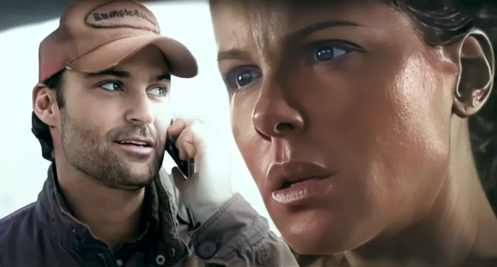 Matthew Le Nevez e Kate Beckinsale in "The Widow" miniserie thriller su prime Video