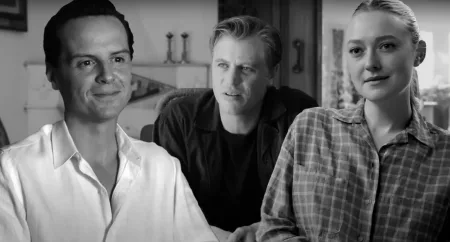 Andrew Scott, Johnny Flynn e Dakota Fanning in Ripley una miniserie Netflix.