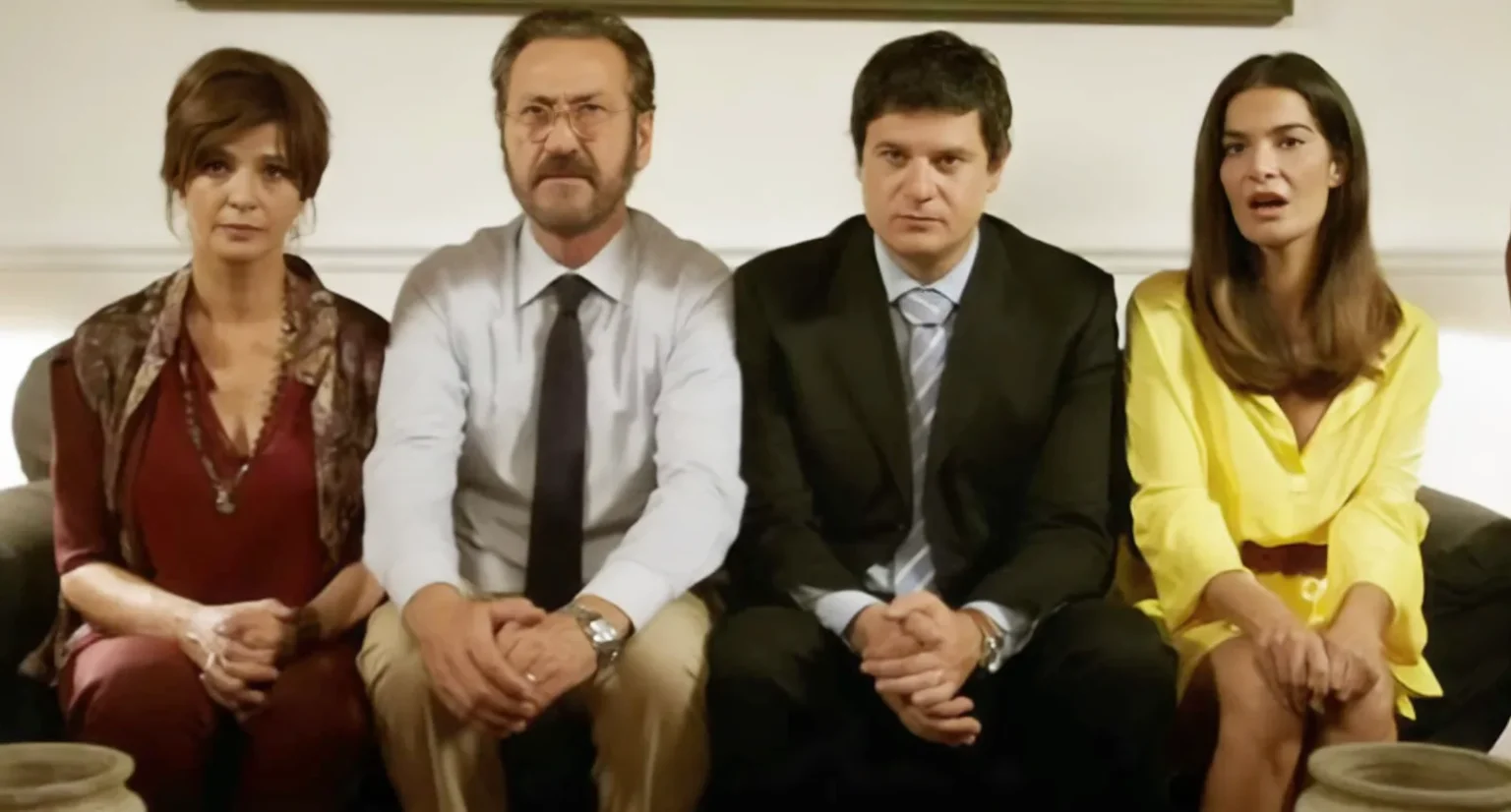 Laura Morante, Marco Giallini, Edoardo Pesce e Ilaria Spada