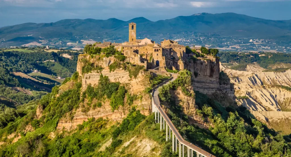 Una veduta di Civita di Bagnoregio