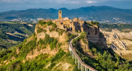 Una veduta di Civita di Bagnoregio