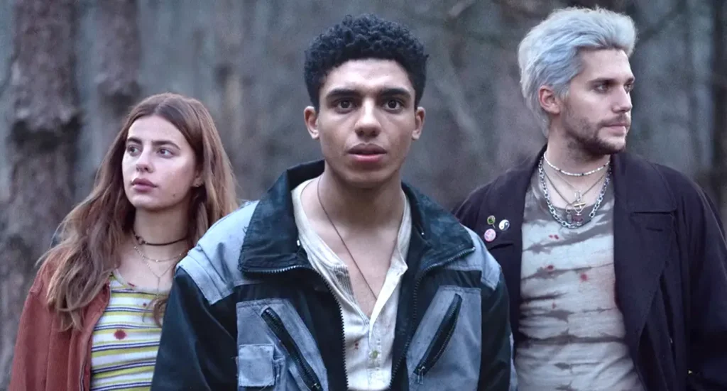 Jay Lycurgo con Nadia Parkes e Emilien Vekemans