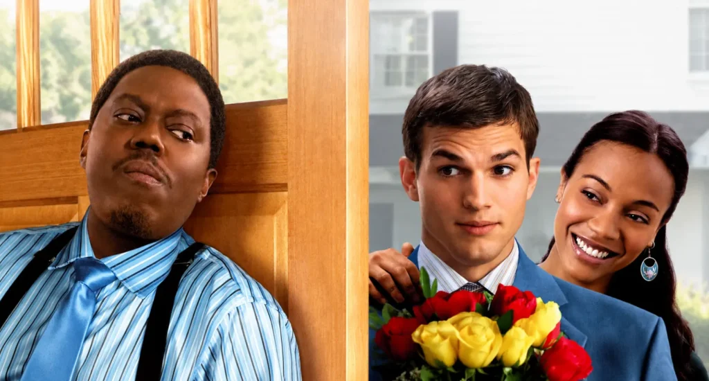 Bernie Mac con Ashton Kutchere e Zoe Saldaña