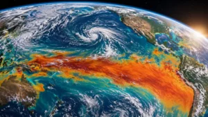 El Niño 2026, perché guardare al passato non basta più per capire cosa può succedere El Niño 2026 in una vista satellitare del Pacifico