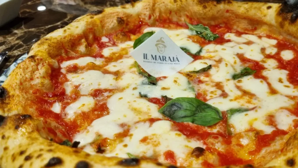 Pizza margherita da Il Marajà ad Avellino