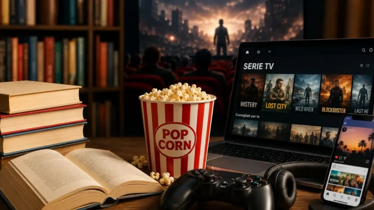Libri, cinema e svago digitale: come cambia il tempo libero degli italiani