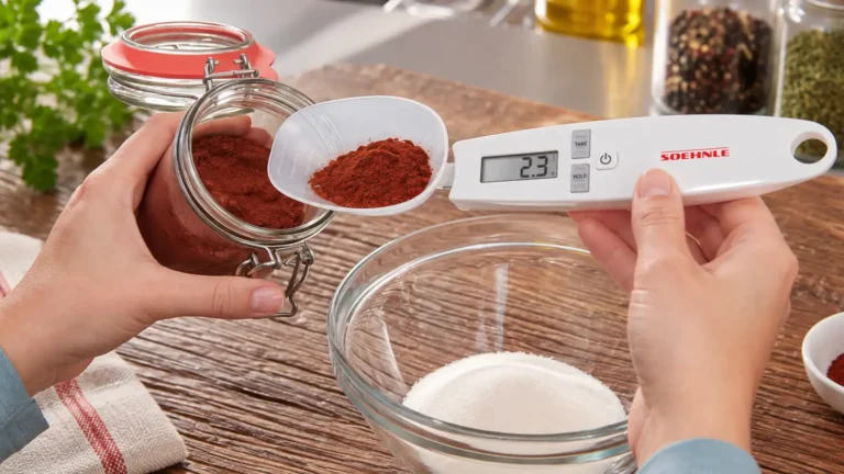 Il cucchiaio bilancia più richiesto su Amazon, pesa gli ingredienti mentre cucini ed evita di usare la bilancia Cucchiaio bilancia Soehnle digitale per pesare piccole quantità di ingredienti in cucina
