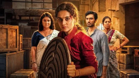 Su Netflix Taapsee Pannu in un thriller di vendetta tra maternità, cecità e ricerca della verità