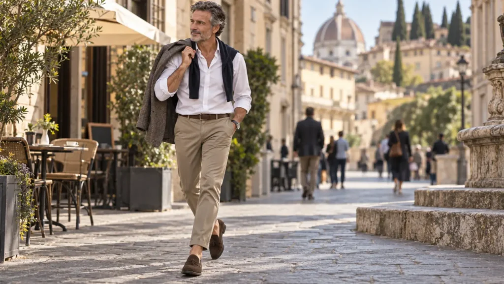 Scarpe comode ed eleganti da uomo dopo i 50 anni per camminare durante la giornata Fashion Scarpe comode ed eleganti da uomo dopo i 50 anni per camminare durante la giornata