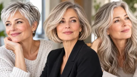 Capelli dopo i 60 anni, meglio corti o lunghi? Come scegliere in base al viso e non all’età Tre donne over 60 con capelli corti, caschetto e capelli lunghi